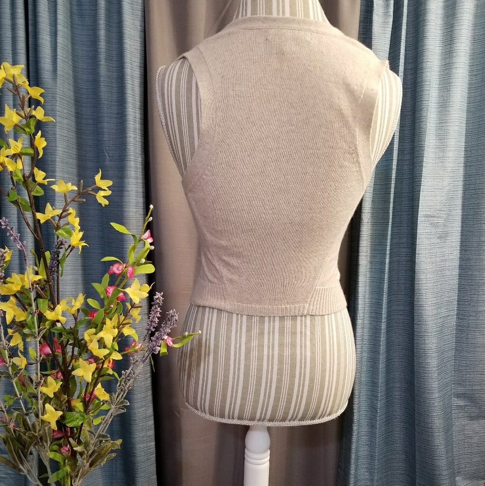 🌻🌺🌻BANANA REPUBLIC LUXURY CASHMERE & WOOL VEST - Picture 2 of 5